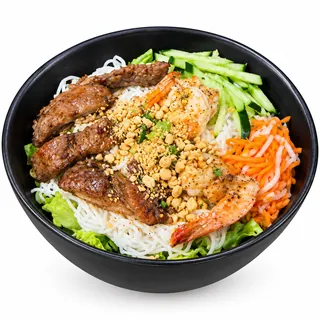 SP3. Grilled Chicken & Grilled Shrimp (Bun Thit Ga & Tom Nuong)