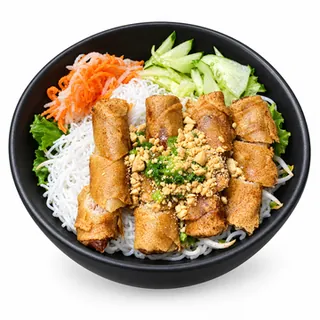 B4. Egg Rolls with Rice Vermicelli (Bun Cha Gio)