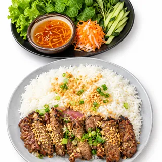 SP5. Grilled Beef with Angel Hair Noodles (Banh Hoi Thit Bo Lui Nuong)